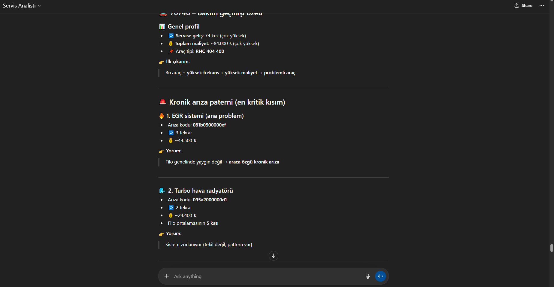 Agent Ekosistemi — araç analizi